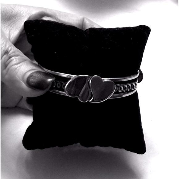 Jewelry - Double Heart Sterling Bracelet